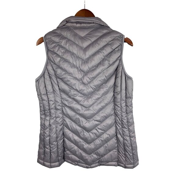 32 Degrees Heat Gray Quilted Insulated Vest M Polyester & Nylon Womens - Picture 2 of 6
